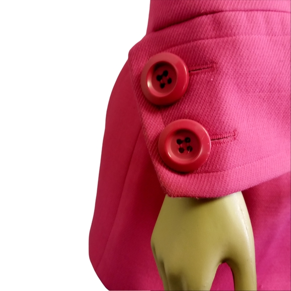 INC Petite Pink Pea Coat S - Picture 7 of 11